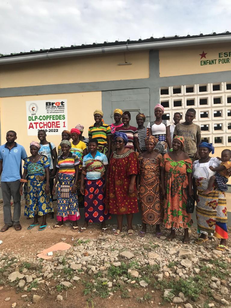 ANAJA aux côtés des femmes du groupement Essowazi à Atchorè